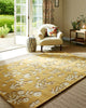 Transform your bedroom into a lavish retreat with our nature-inspired gold rug collection.