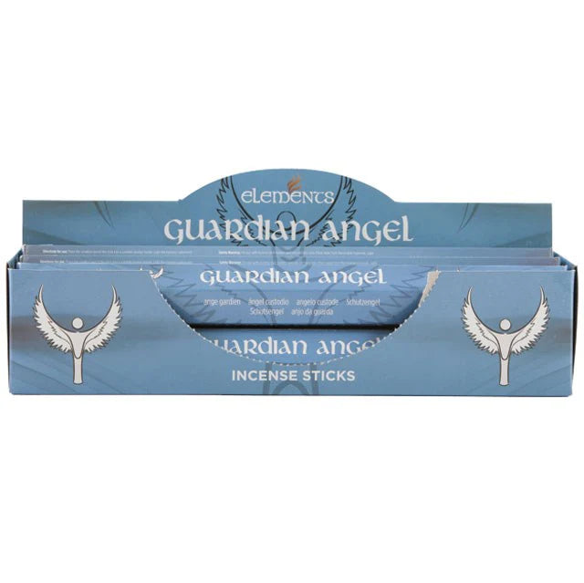 Elements Guardian Angel Lavender Incense Sticks Pack of 6 - Aromatic Candles Collection Home Fragrance Set