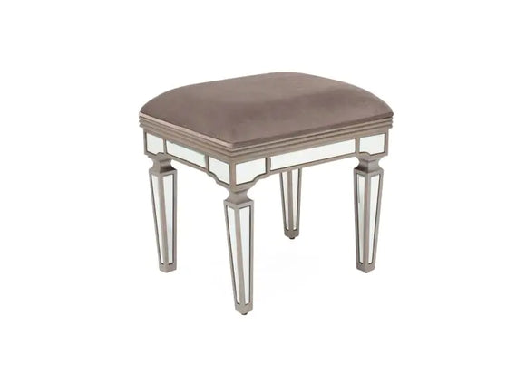 The Jessica Dressing Table Stool is designed with both aesthetics and functionality in mind. Its versatile design allows it to be used as a standalone stool or paired with a dressing table, providing a comfortable seating option.