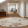 Laura Ashley Gosford Natural/Sage Green Rug - Round