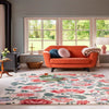 Laura Ashley Wendling Floral Poppy Red Rug