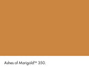 Ashes of Marigold No.350 colour swatch with name