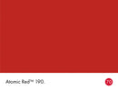 Atomic Red No.190 colour swatch with name