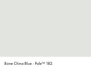 Bone China Blue - Pale No.182 colour swatch with name