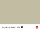 Book Room Green No.322 colour swatch with name