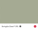Boringdon Green No.295 colour swatch with name