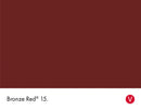 Bronze Red No.15 colour swatch with name