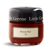 60ml Little Greene sample pot in Bronze Red