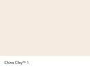 China Clay No.1 colour swatch with name