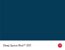 Deep Space Blue No.207 colour swatch with name
