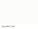 Haye White No.346 colour swatch with name