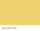 Indian Yellow No.335 colour swatch with name