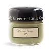 60ml Little Greene sample pot in Kitchen Green