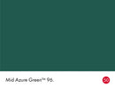 Mid Azure Green No.96 colour swatch with name
