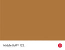 Middle Buff No.122 colour swatch with name