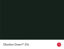 Obsidian Green No.216 colour swatch with name