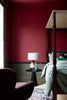 Baked Cherry No.14 by Little Greene, room setting with Córdoba No.277 and Invisible Green No.56