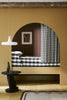 Bassoon No.336 by Little Greene, room setting with Jack Black No.119