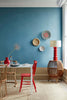 Stone-Dark-Warm No.36 by Little Greene, room setting with Blue Verditer No.104 and Loft White No.222