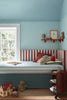 Brighton No.203 by Little Greene, room setting with Sky Blue No.103 and Etruria No.326