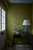 Portland Stone - Light No.281 by Little Greene, room setting with Citrine No.71 and Sky Blue No.103