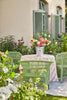 Clay No.39 by Little Greene, room setting with Mid Azure Green No.96 and Garden No.86