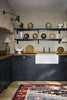 Cobble No.363 by Little Greene, room setting with Basalt No.221 and Ceviche No.230