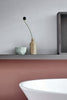 Gauze - Dark No.166 by Little Greene, detail with Dark Lead Colour No.118 and Blush No.267