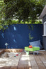 Deep Space Blue No.207 by Little Greene, room setting with Phthalo Green No.199