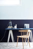Gauze - Mid No.164 by Little Greene, room setting with Dock Blue No.252