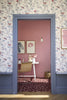 Floss No.349 by Little Greene, room setting with Juniper Ash No.115