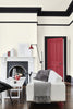 Cape Red No.279 by Little Greene, room setting with French Grey - Pale No.161 and Jack Black No.119