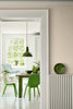 Sage and Onions No.288 by Little Greene, room setting with Portland Stone - Dark No.157