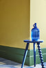Indian Yellow No.335 by Little Greene, room setting with Hopper No.297