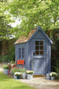Atomic Red No.190 by Little Greene, room setting with Juniper Ash No.115