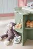 Aquamarine - Mid No.284 by Little Greene, room setting with Light Peachblossom No.3 and Aquamarine - Deep No.198