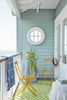 Bassoon No.336 by Little Greene, room setting with Loft White No.222 and Celestial Blue No.101