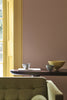 Masquerade No.334 by Little Greene, room setting with Light Gold No.53