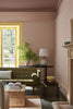 Masquerade No.334 by Little Greene, room setting with Light Gold No.53 and Blush No.267