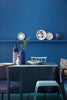 Mazarine No.256 by Little Greene, room setting with Air Force Blue No.260