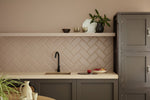 Mochi No.344 by Little Greene, room setting with Attic II No.144