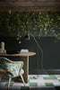 Obsidian Green No.216 by Little Greene, room setting with Scree No.227