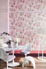 Hortense No.266 by Little Greene, room setting with Carmine No.189 and Córdoba No.277