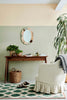 Light Beauvais No.323 by Little Greene, room setting with Tracery II No.78