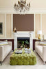 Scullery No.318 by Little Greene, room setting with Lute No.317 and Clay No.39