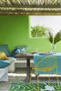 Phthalo Green No.199 by Little Greene, room setting with Slaked Lime No.105