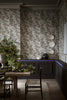 Chocolate Colour No.124 by Little Greene, room setting with Mambo No.112