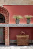 Tuscan Red No.140 by Little Greene, room setting with Grey Teal No.226