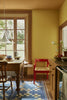Middle Buff No.122 by Little Greene, room setting with Yellow-Pink No.46 and Bassoon No.336