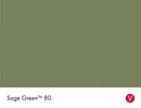 Sage Green No.80 colour swatch with name